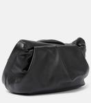 Розовый кожаный клатч Burberry, черный - фото 4