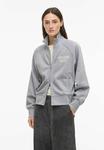 Толстовка Rouge Edit Zip-up sweatshirt, Light Grey Melange/Light Grey - фото