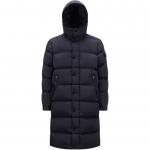 Hanoverian длинная пуховая куртка Moncler, night синий - фото