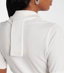 Хлопковое пике поло платье Courrèges, Natural - фото 6