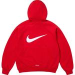 Толстовка Nike с капюшоном на молнии Supreme, серый/серый - фото 8