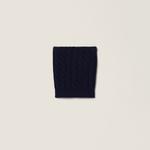 Шерстяной топ MIU MIU, темно-синий - фото