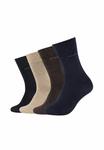 Носки camano SOFT 4ER PACK, Navy Melange/Beige - фото