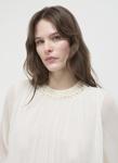 Блуза Calliope Blouse, Ecru/White - фото 4