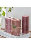 Набор свечей Salis (3 шт.) розовые Loberon, розовый - фото 2