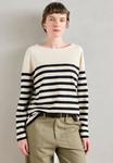Топ Marc O'Polo LONG SLEEVE STRIPED, Off-White/Dark Blue/Dark Blue - фото