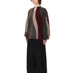 Полосатый вязаный джемпер Batia ADER ERROR, коричневый - фото 6