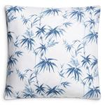 Подушка Matouk Dominique Euro Sham, синий - фото