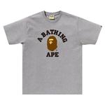 Футболка BAPE College Tee, Grey - фото