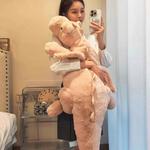 Плюшевая игрушка Fluffy bear, розовый - фото 6