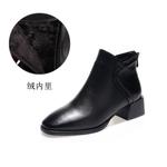 Devanro Черные женские ботильоны, цвет Black - фото 5