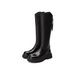 Высокие сапоги женские черные DAPHNE, экрю - фото 4