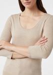 Свитер COMMA, светло-бежевый - фото 5