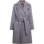 Женское серое пальто MaxMara Studio, серый - фото 3