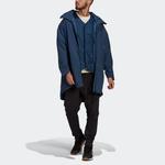 Пальто-парка мужское синее Adidas, синий - фото 5