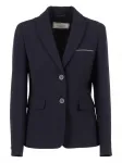 Блейзер с украшенными карманами Peserico, синий - фото