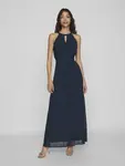 Платье макси Vila "VIMILINA HALTERNECK MAXI DRESS - NOOS", цвет Total Eclipse - фото 8