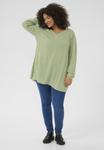 Блуза KCAMI Kaffe Curve, зеленый - фото 2
