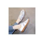 Женские низкие скейтбордские кеды Help, белые - фото 6