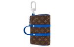 LOUIS VUITTON Мини-кипол из холста с кожаным брелоком, Blue - фото 4
