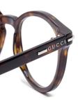 Очки в оправе панто Gucci Eyewear, коричневый - фото 3