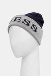 Шапка из смеси шерсти Guess, темно-синий - фото 3