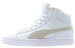 Кроссовки PUMA Mid Leather Fur Lined Cozy Stay Warm Mid-Top Casual Skate Shoes Unisex White Fleece Lined - фото