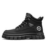 CAHHRRN Черные короткие ботинки мартин, цвет Black - фото