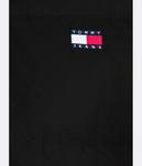 Пуховик Tommy Jeans с меховым капюшоном, черный - фото 4