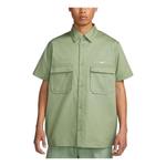 Рубашка Nike с коротким рукавом и накладными карманами, зеленый - фото
