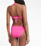 Брюссельский бикини-топ с халтернеем Melissa Odabash, фуксия - фото 3