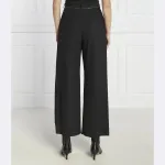 Пехотные брюки стандартного кроя с поясом Marella, черный - фото 3