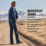 Мужские джинсы свободного кроя Wrangler Bootcut - фото 2