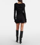 Топ из хлопкового джерси с открытыми плечами Entire Studios, Soot - фото 3