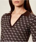 Платье Обри Guess Jeans, коричневый - фото 4