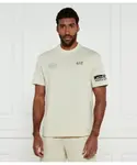 Футболка Relaxed fit Ea7, бежевый - фото