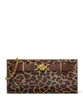 Сумка-Клатч Medusa 95 с леопардовым принтом Versace, коричневый - фото