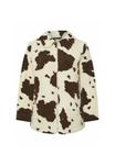 Флисовая куртка Yours Clothing Fleece jacket, Cream/Multi-Coloured - фото 6