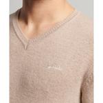 Футболка Superdry Essential Embroidered Knit, бежевый - фото 3