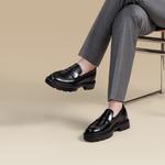 Лоферы мужские черный Zuti - фото 6