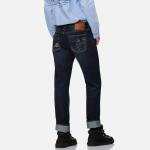 Джинсы мужские деним синие Evisu, синий - фото 4