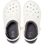 Классические сабо на подкладке Crocs, белый/серый - фото 2
