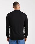 Вязаный джемпер поло Fred Perry черного цвета - фото 3