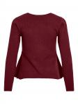 VILA Свитер 'VIMable' в винно-красном цвете - фото 2