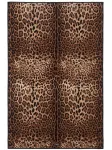 Полотенце с леопардовым принтом Dolce & Gabbana, коричневый - фото 2