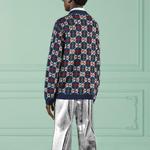 Мужской свитер Gucci, синий - фото 3