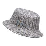 DIOR Классическая ковбойская шляпа с принтом Oblique - фото 3