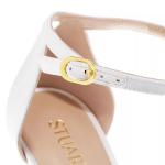 Сандалии nudist disco Stuart Weitzman, белый - фото 2