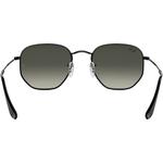 Солнцезащитные очки Ray-Ban Hexagonal Ray-Ban, Black/Grey Gradient - фото 4
