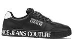 Кроссовки VERSACE JEANS Couture Logo-print Low-top Sneakers, черный - фото 2